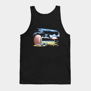 it' s  summer  time. sports  .american football Tank Top